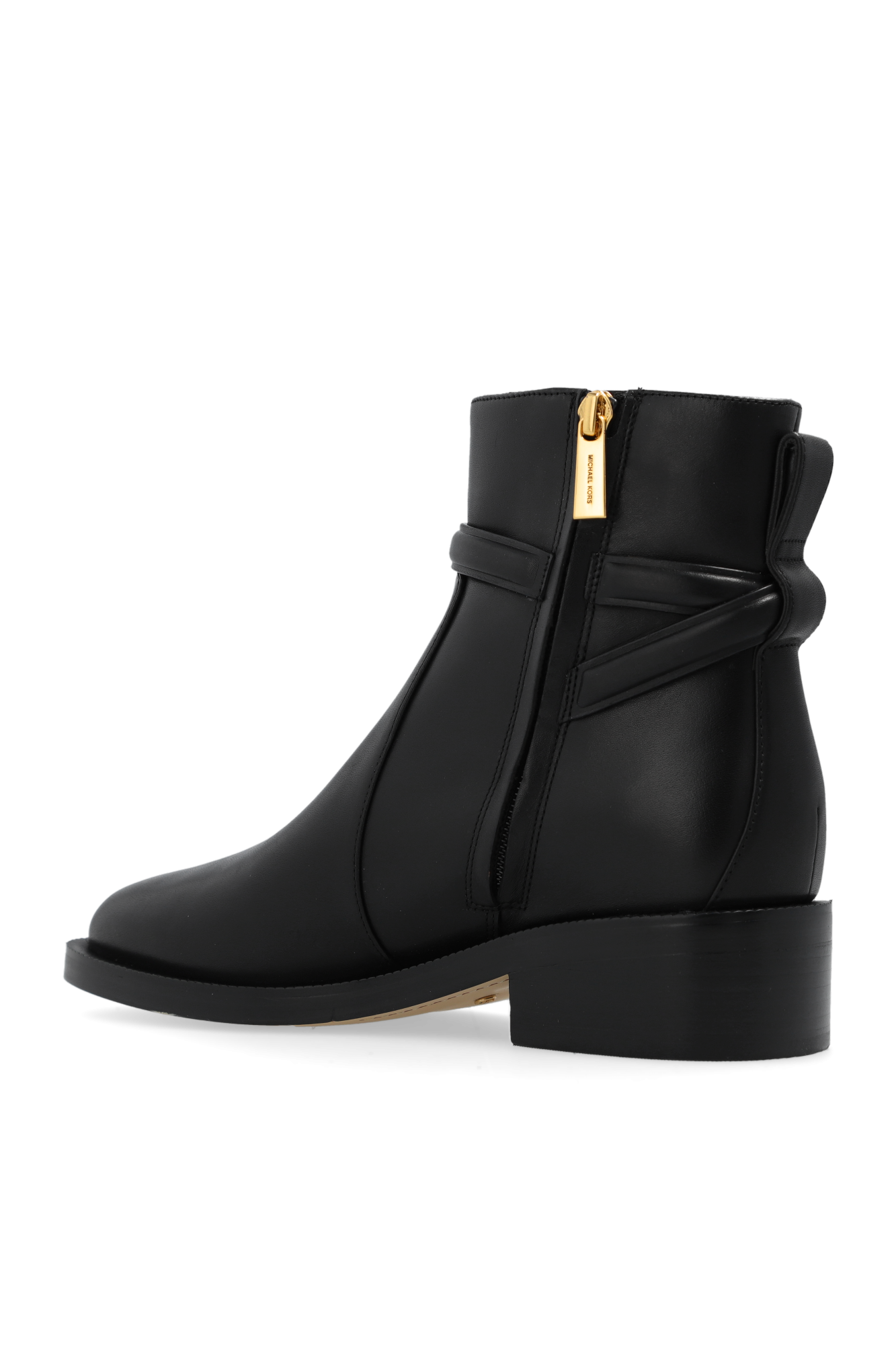 Michael kors leather sale ankle boots